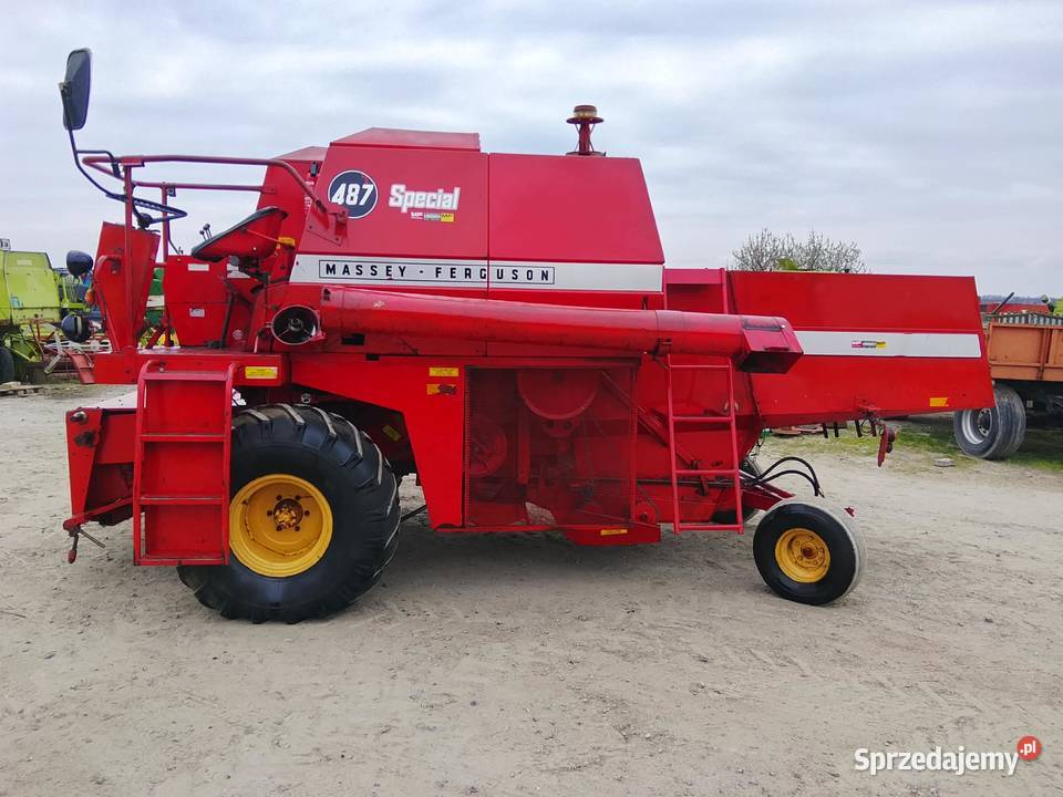 Kombajn Massey Ferguson 487 Specjal sieczkarnia nieuszkodzony Zbożowe mazowieckie Skaryszew