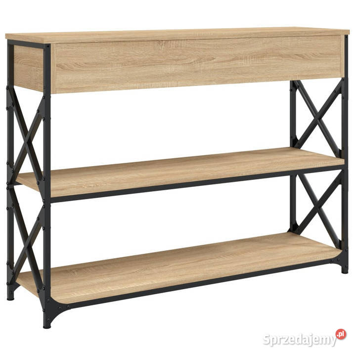 Stolik konsolowy dąb sonoma 100x28x75 WM834191 Warszawa