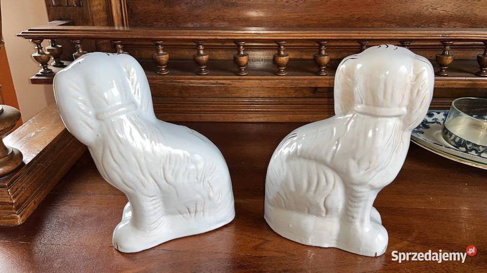 Figurka psa kominkowego Mam 2 sztuki Lustrzane Gdańsk