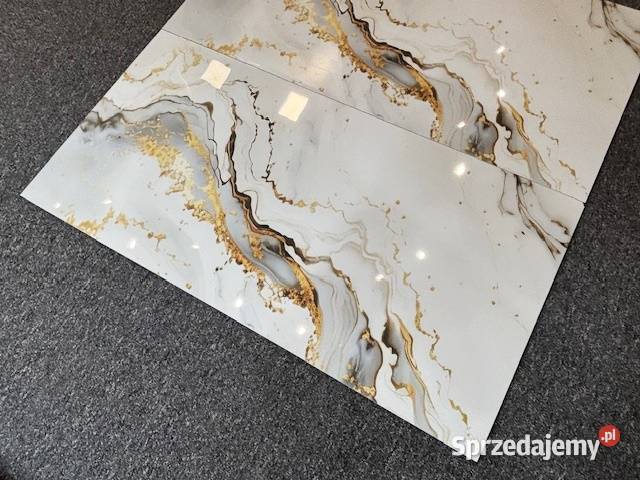 Gres nowość 60x120 marmur złota Top Design Płytki podłogowe sprzedam