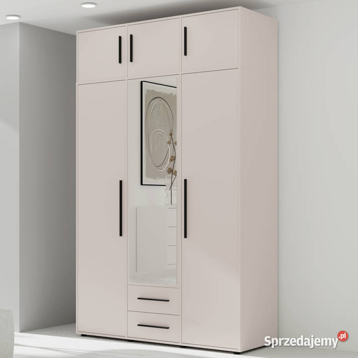 Szafa Maxim150x206x58 z opcją nadstawki 4kolory Wieruszów