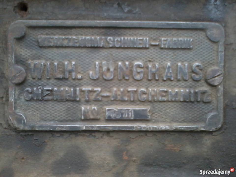 Tokarka niemiecka UNIKAT Chemnitz Antyki Busko-Zdrój
