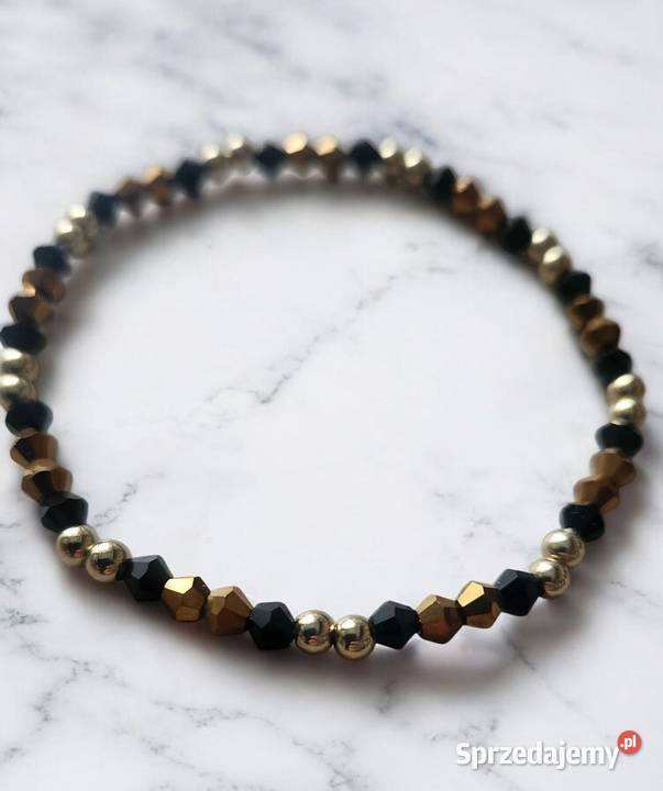 Ręcznie robiony zestaw bransoletek z kamienia