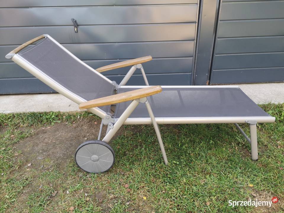 Leżak basenowyaluminiowy Kettler szarości Aleksandrów Łódzki