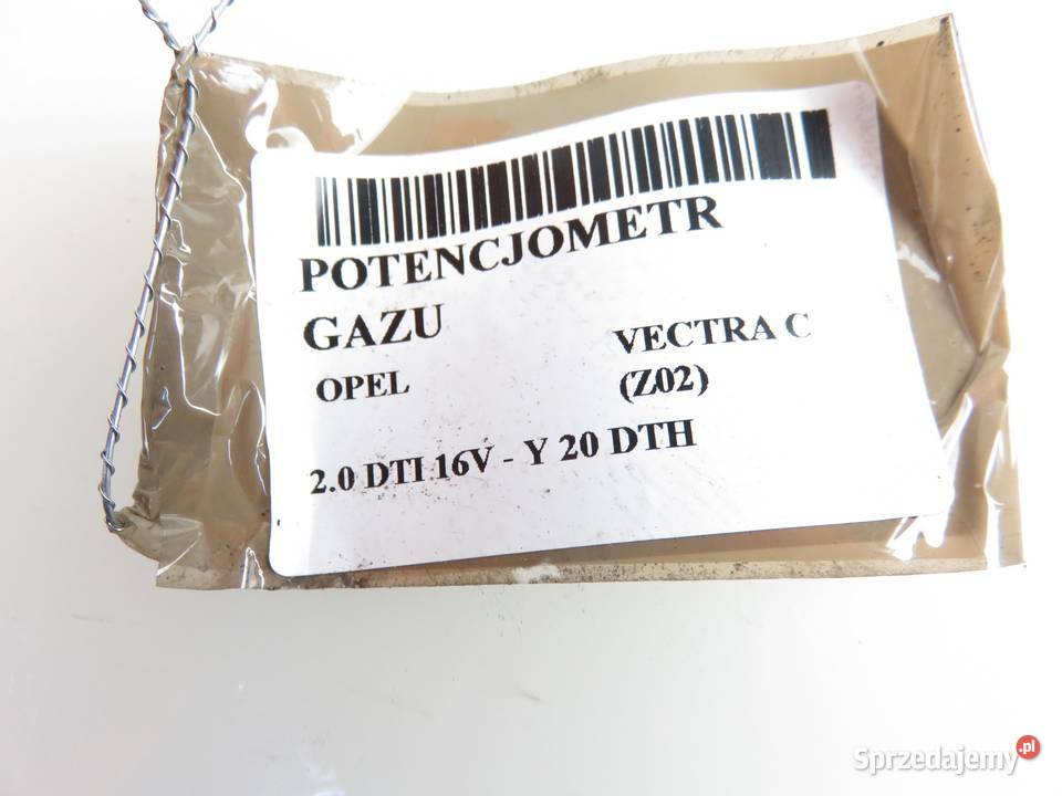 POTENCJOMETR GAZU VECTRA C 20 DTI 6PV00832200 Części samochodowe