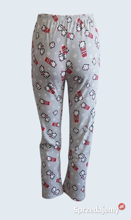 Spodnie piżamowe dziecięce polarowe szare 34XS Piżamy i szlafroki Chrzanów sprzedam