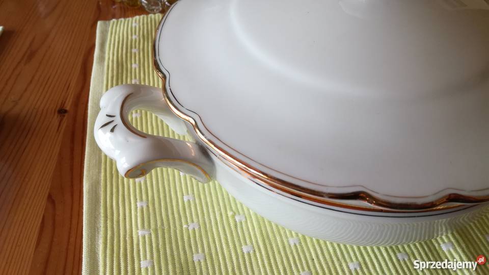 Stara waza porcelana sygnowana Nysa