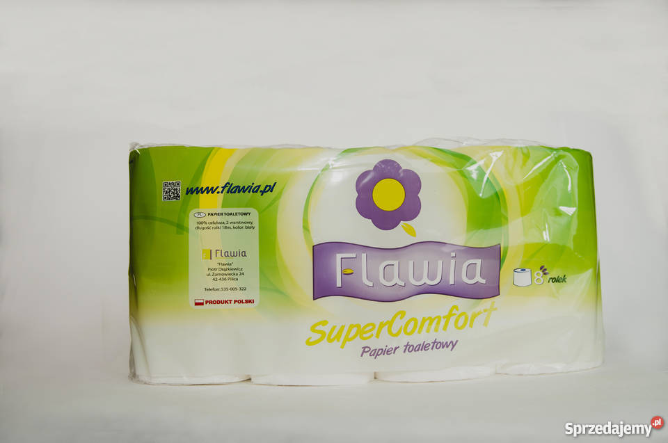 FLAWIA Papier Toaletowy SUPER Comfort 8 Rolek Pilica