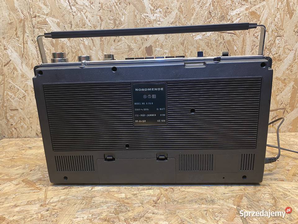 Radiomagnetofon Boombox Nordmende partycorder Elektronika Gałkowice-Ocin