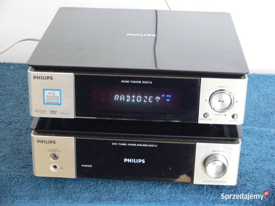 Amplituner Philips MCD716 CD USB mp3 RDS WYSYŁKA Jasło