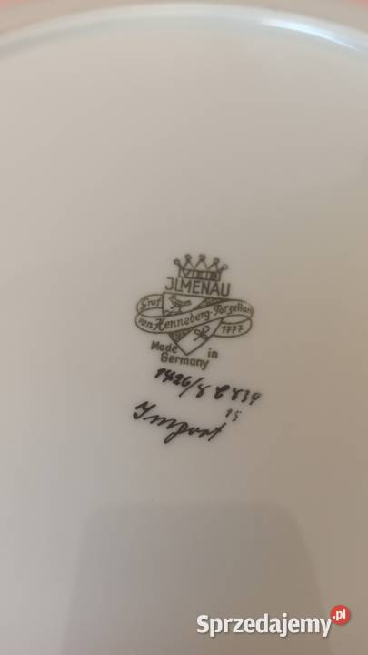 Patera z różą i tulipanem Ilmenau Made in Gdańsk