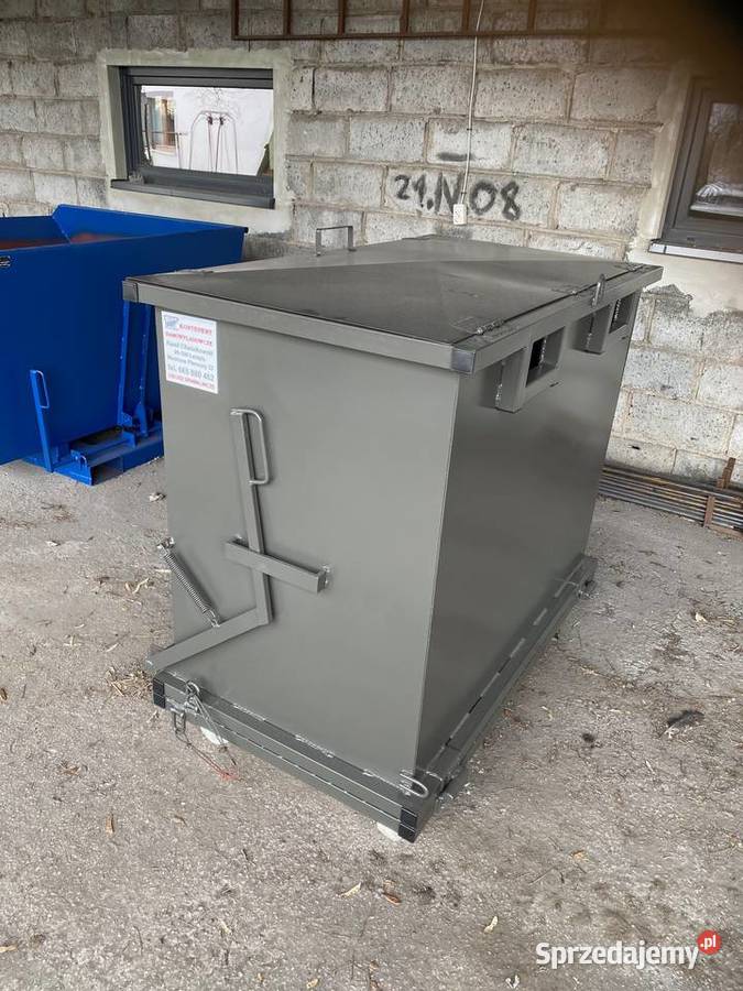 Kontener z otwieranym dnem 15 m3 kontener Wyposażenie firm Niedrzew Pierwszy