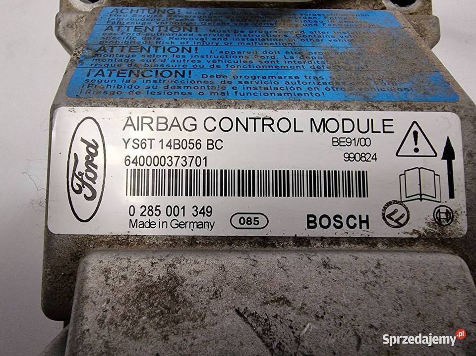 MODUŁ FORD FIESTA MK4 LIFT 0285001349 Lipno