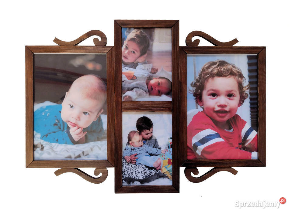 Drewniana Multirama Ramka Na Zdjęcia Galeria Bytom
