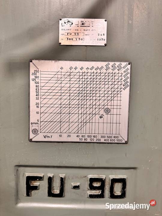 47 Frezarka FU90 Milang śląskie