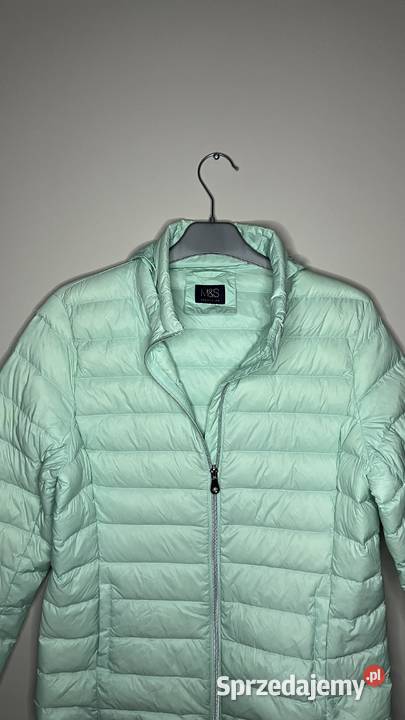 kurtka pikowana jesienna z kapturem Marks zielony łódzkie Piotrków Trybunalski