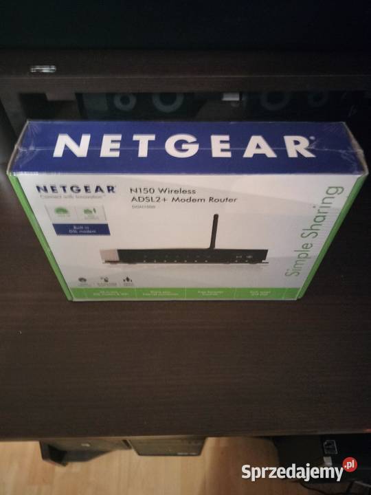 Nowe Routery NETGEAR N150 ADSL2 DGN1000 Zbaków Górny