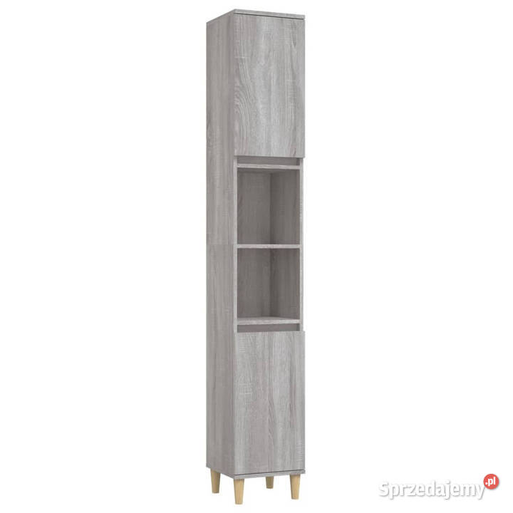 Szafka łazienkowa szary dąb sonoma 30x30x190 mazowieckie Warszawa