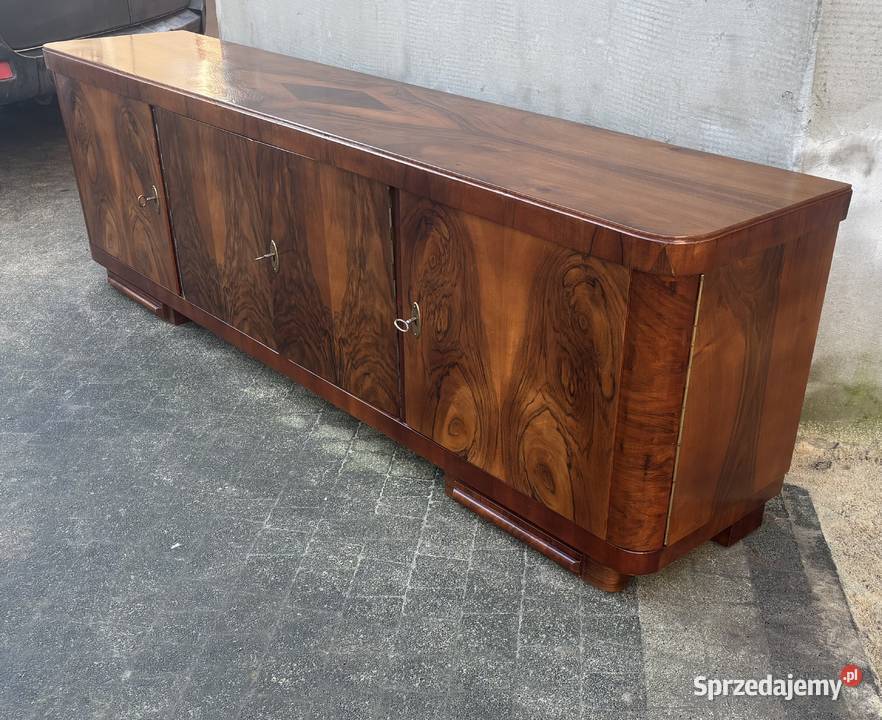 KomodaSzafka RTV ArtDeco Orzech 195 Antyk Warszawa