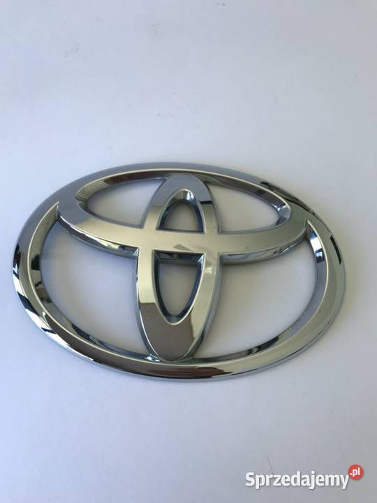 NOWE logo Toyota emblemat klejany srebrny chrom Zamość