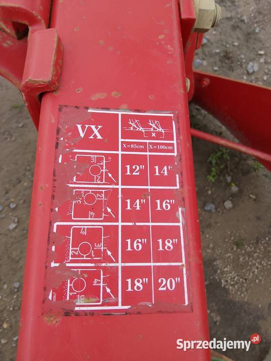 Pług 4 obrotowy Kverneland VX 100 oryginał nowy mazowieckie
