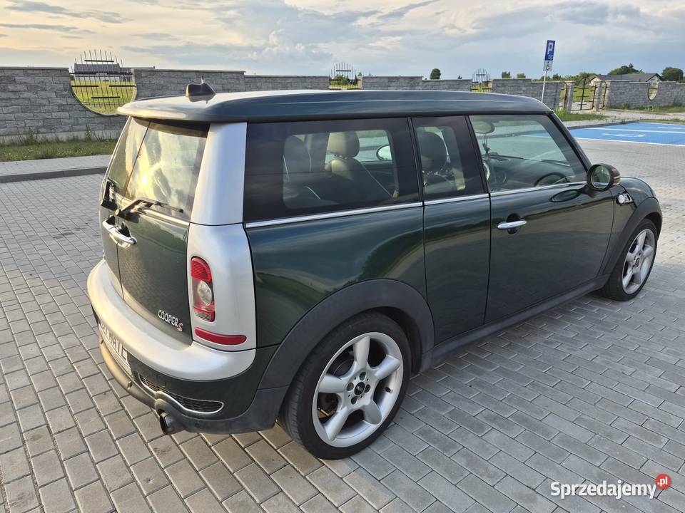 MINI CLUBMAN S ładny 16 TURBO 2008r podlaskie Grajewo sprzedam
