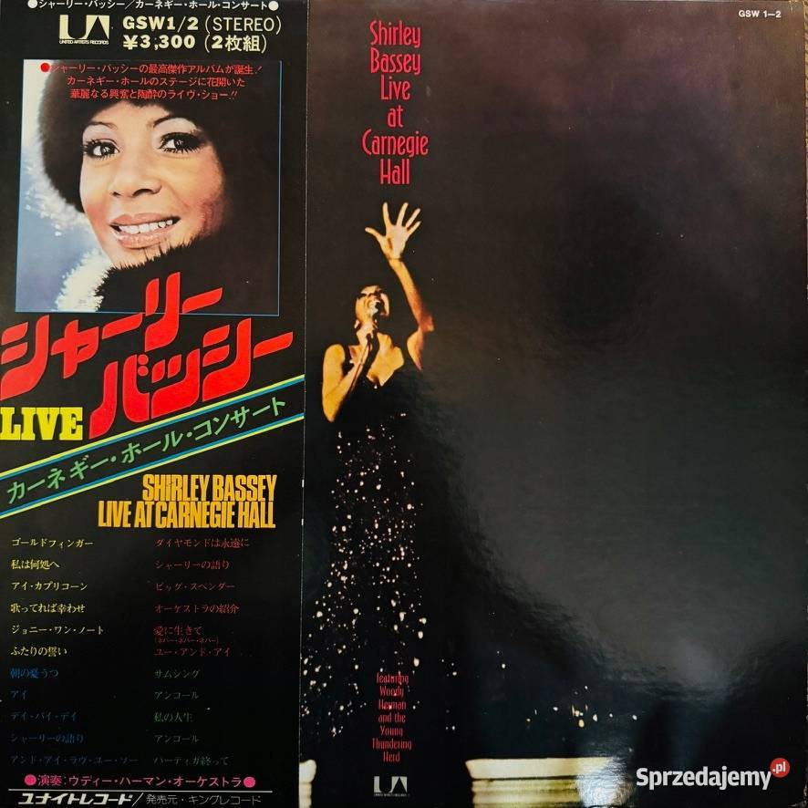 Shirley Bassey Live At Carnegie Hall EXEX Japan Gdynia