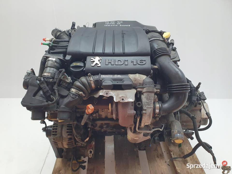 SILNIK Citroen C3 C4 C5 Berlingo II 16 HDI 109 Części samochodowe Rudka