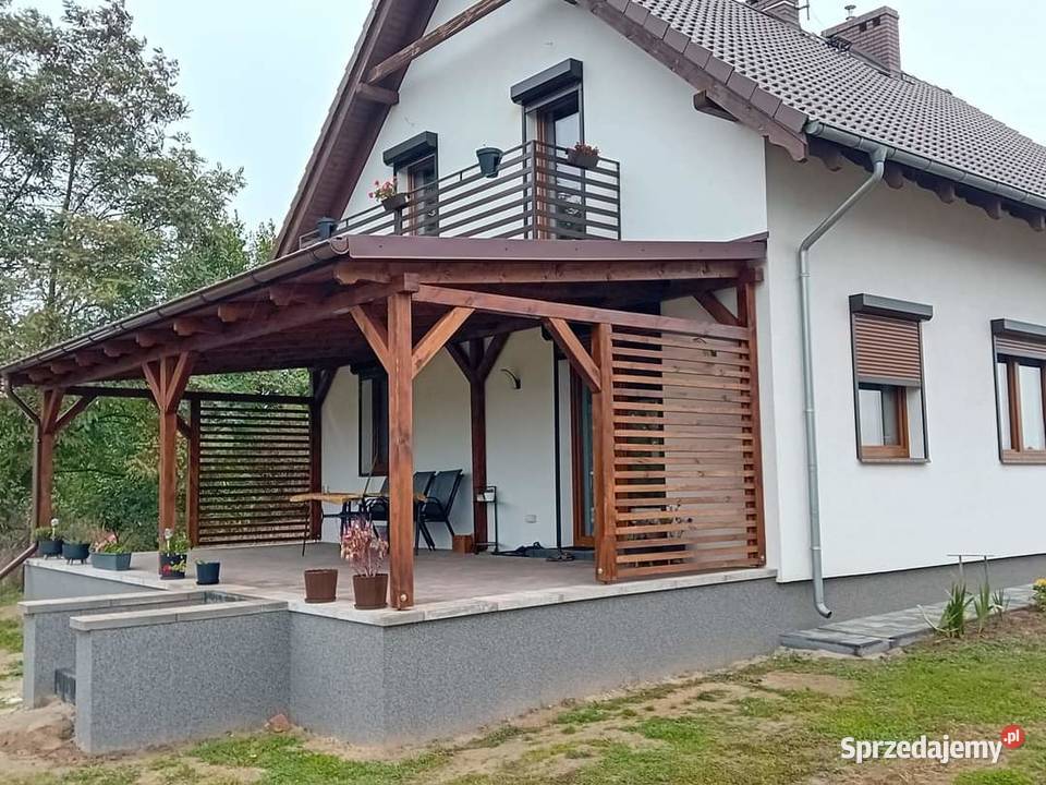 Altany Zadaszenia konstrukcje drewniane Oborniki