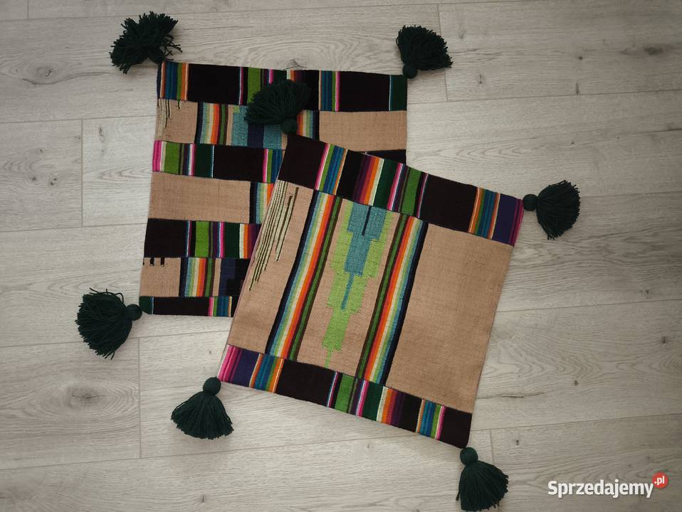 Poszewka na poduszkę kilim wełna folk świętokrzyskie sprzedam
