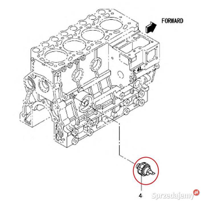 Czujnik ciśnienia oleju LS Tractor 40224995 Tajęcina sprzedam