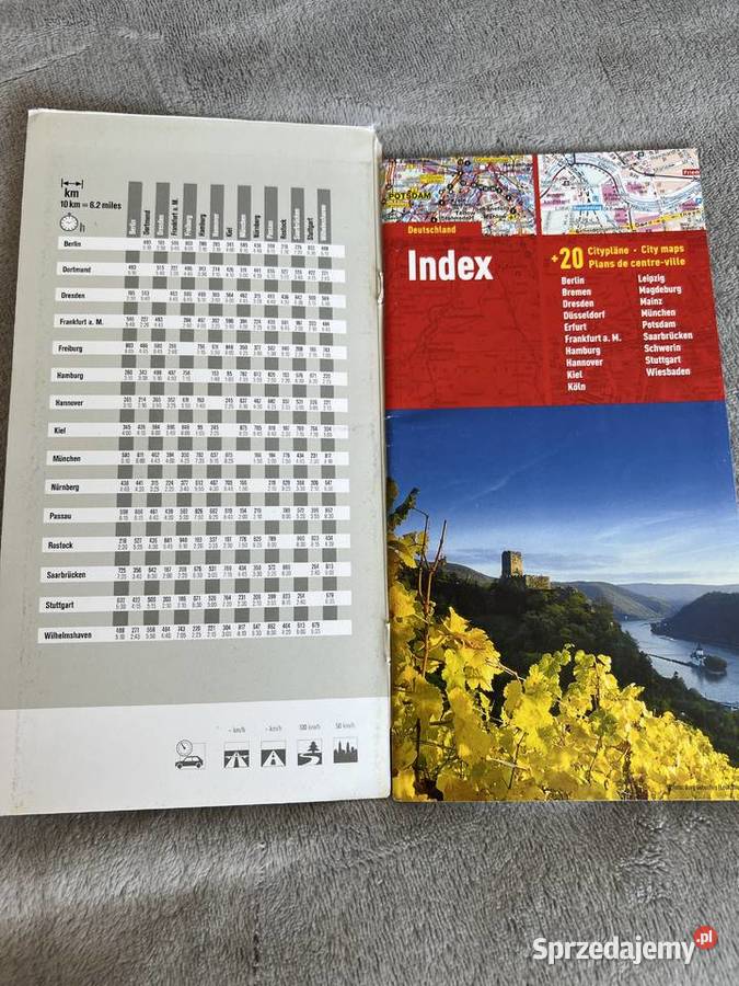 Euroregionalkarte Dreilndereck mapa podkarpackie Jasło