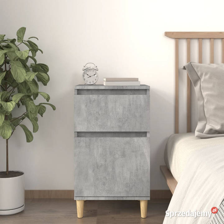 Szafka nocna szarość betonu 40x35x70 WM819700 Nocne Warszawa