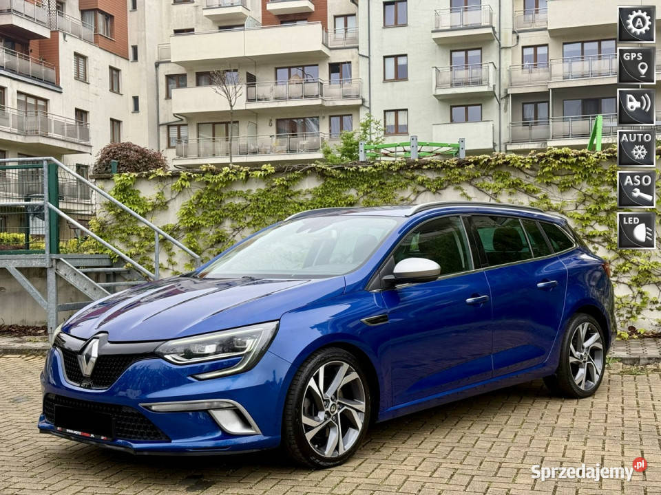 Renault Megane GT 205 BOSE LED 4Control IV 2016 elektryczne lusterka Megane Tarnowskie Góry