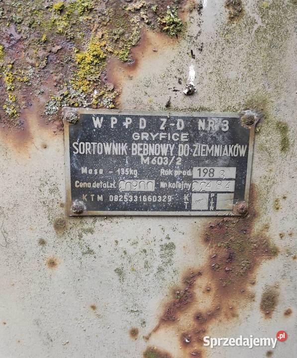 Sortownik do ziemniaków mazowieckie Chylin