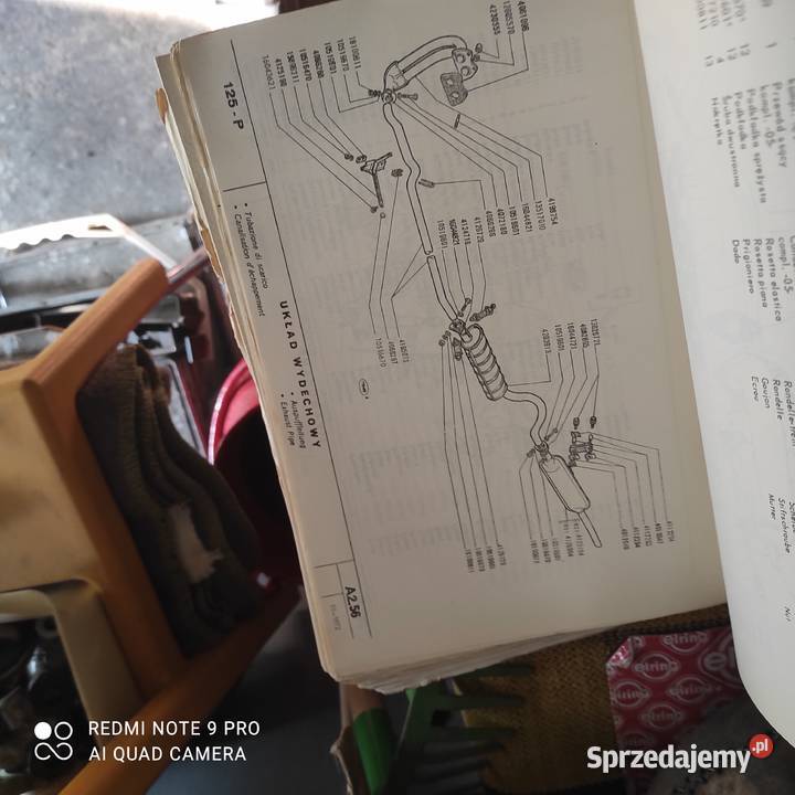książka serwisowa profesjonalna Fiat 125 i Lubin