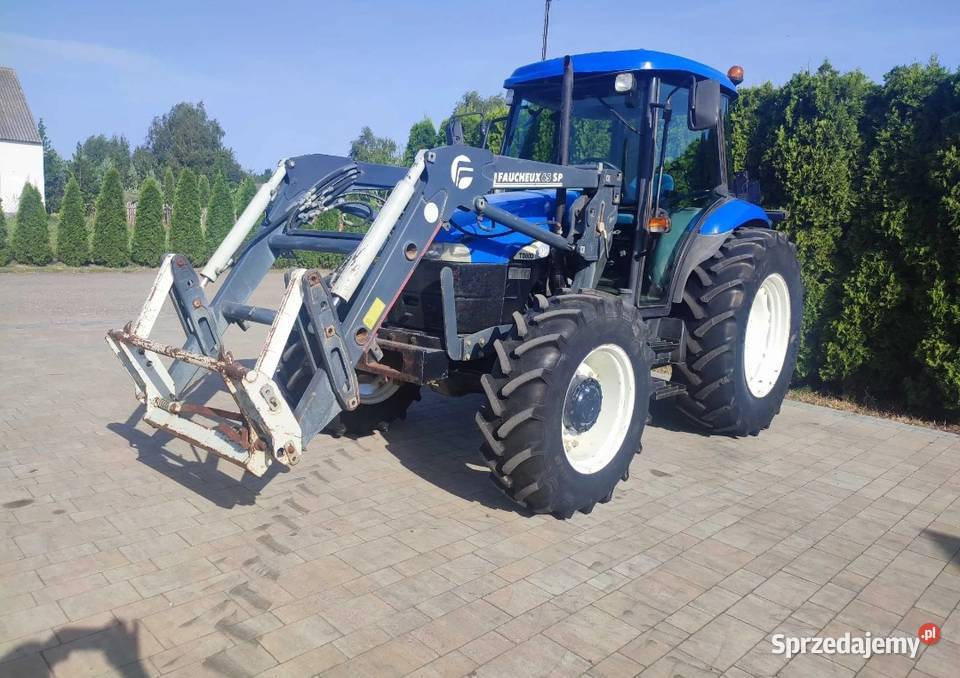 holland TD80D z ladowaczem Grabów Szlachecki