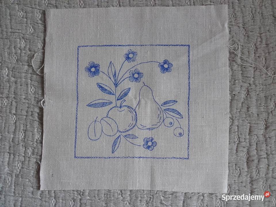 Serwetki vintage len
