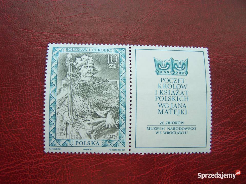 Polska 1987 MNH Poczet królów B Chrobry z Tychy sprzedam