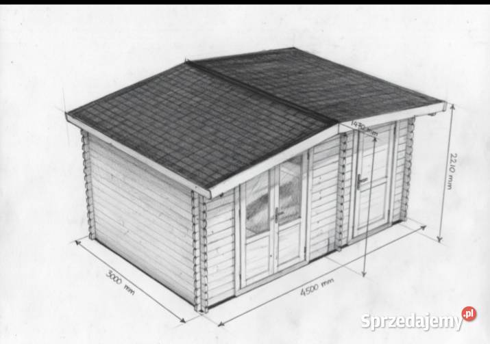 Domek z bali Gardena 135m2 Dom i Ogród