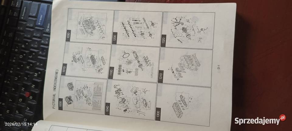Książka katalog części Kia K2500 Kia K2700 Mysłowice