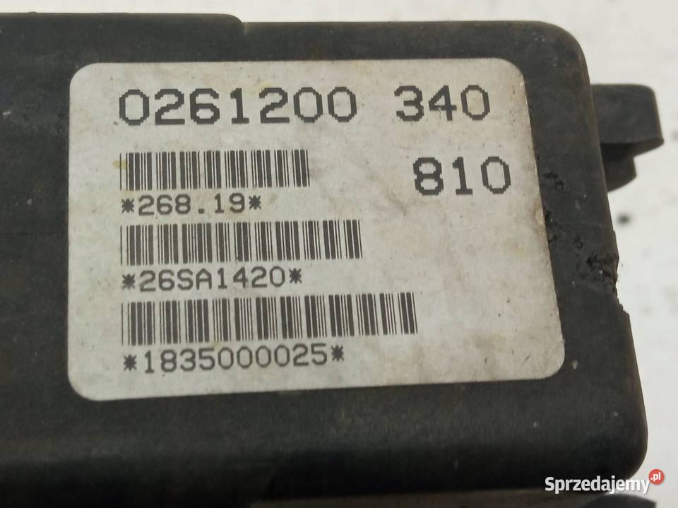 STEROWNIK SILNIKA 20 B 0261200340 044906022E VW Rok produkcji 1993 Sterowniki