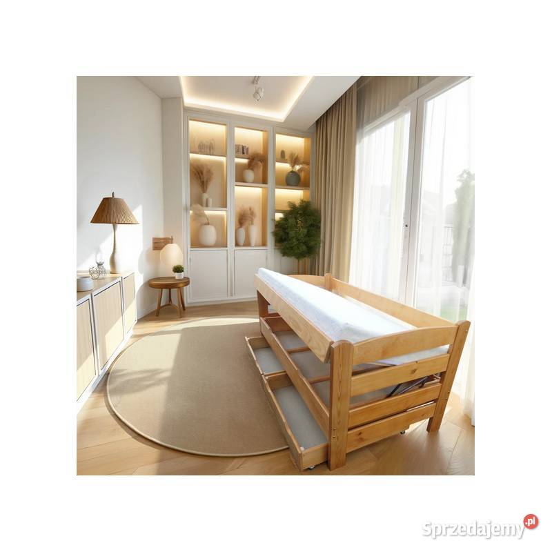 Łóżko ARENA wysokie z otwieranym pojemnikiem i 90cm Prudnik