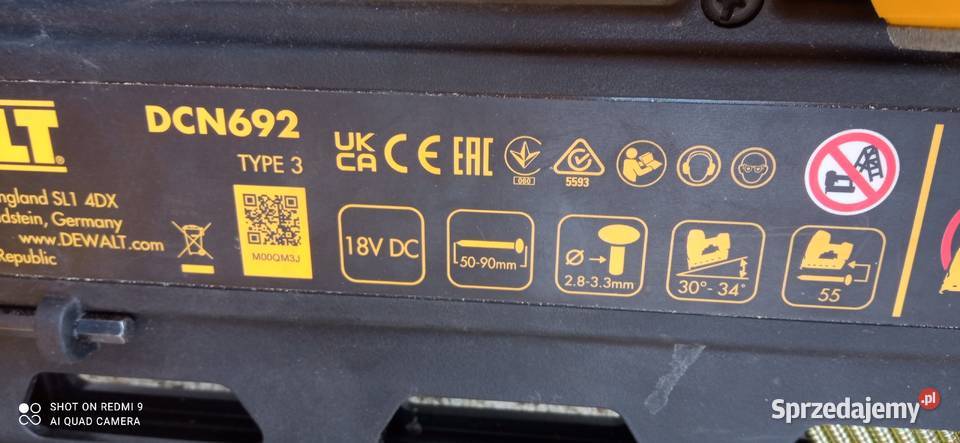 Gwoździarka Akumulatorowa 18v DEWALT I ERBAUER Bydgoszcz