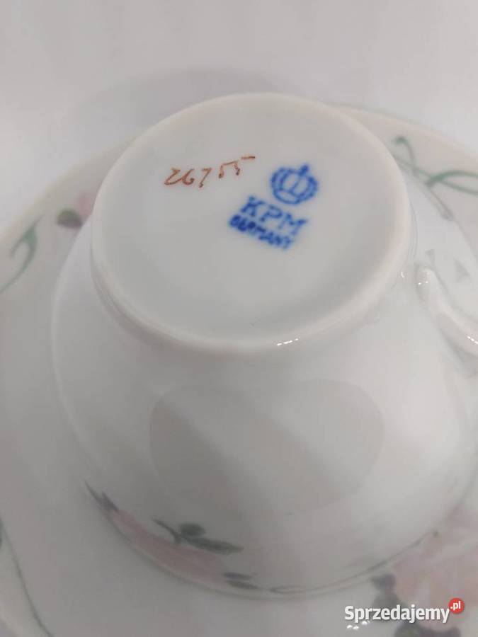 Filiżanka do herbaty KPM Krister Radom