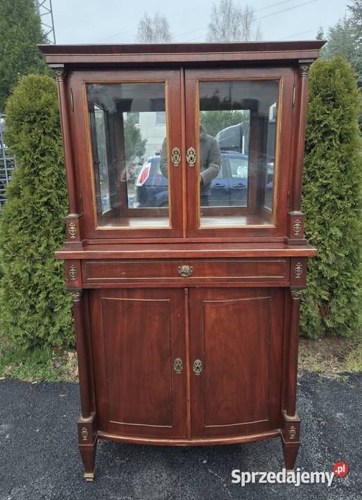 Witryna mahoniowa XIX w 9300 Szczecin sprzedam