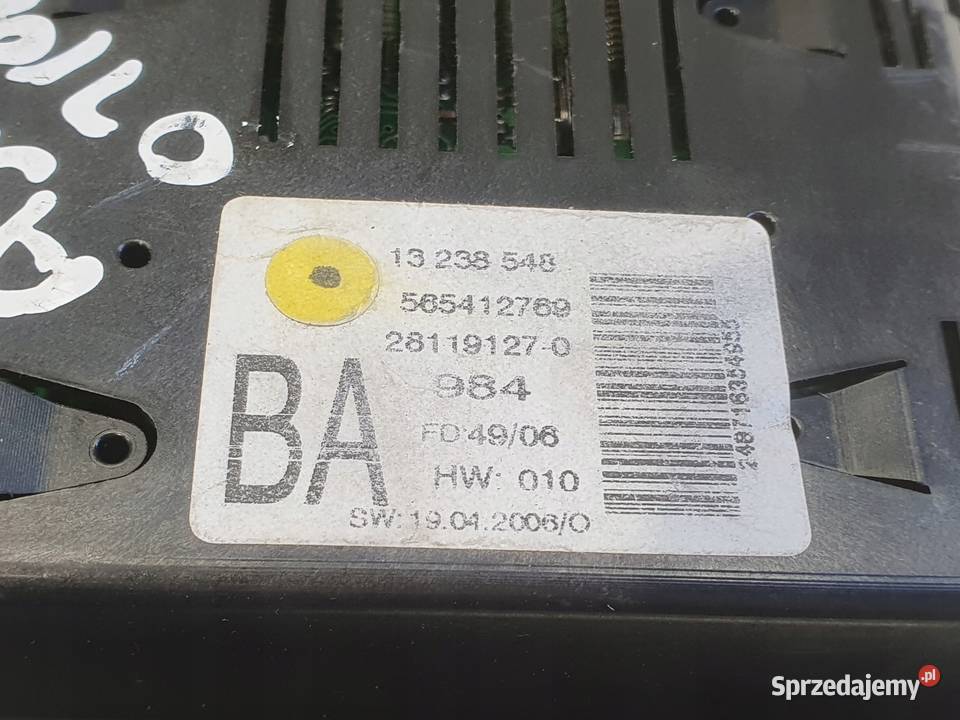 Opel Zafira B Astra H III EKRAN NAWIGACJI Motoryzacja