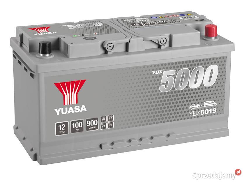 Akumulator 100Ah 900A Yuasa YBX5019 Silver Łódź