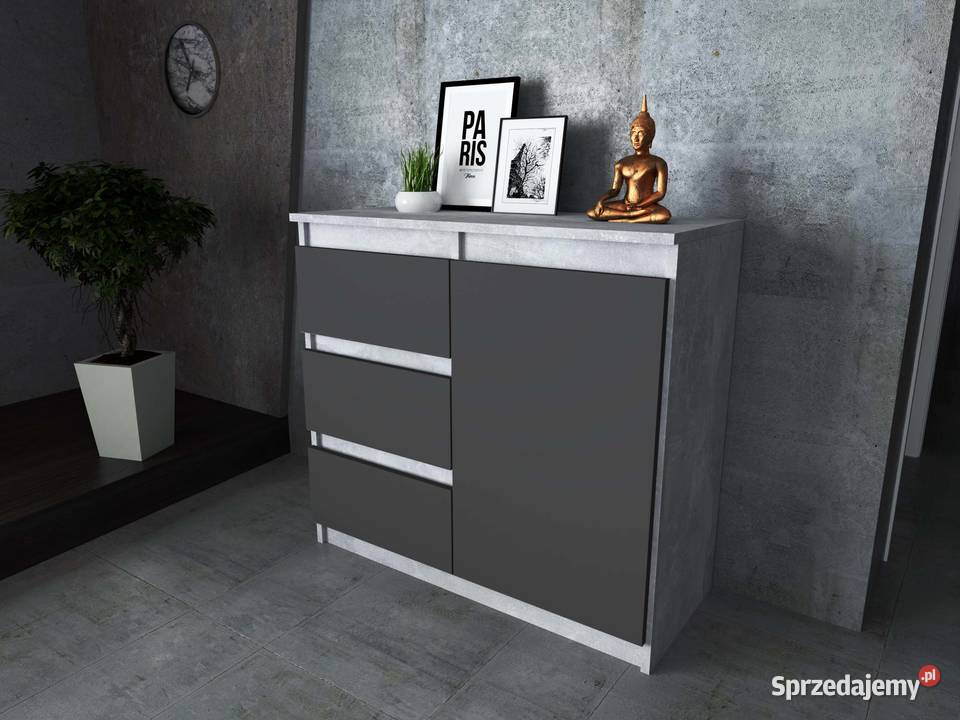 Komoda 80 Nowoczesna 3 Szuflady Pod Telewizor Do Elbląg sprzedam