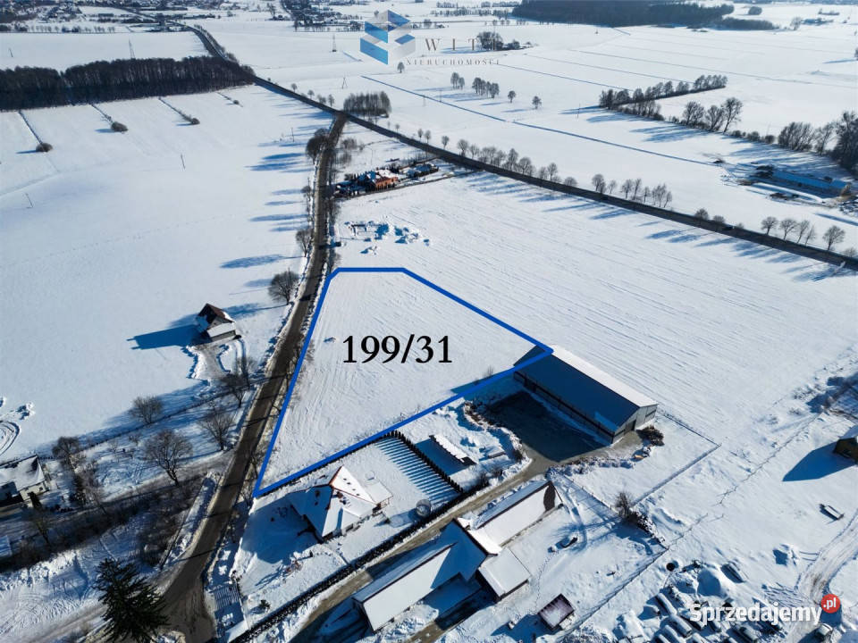 sprzedaży działki 7635m2 Pierławki asfalt